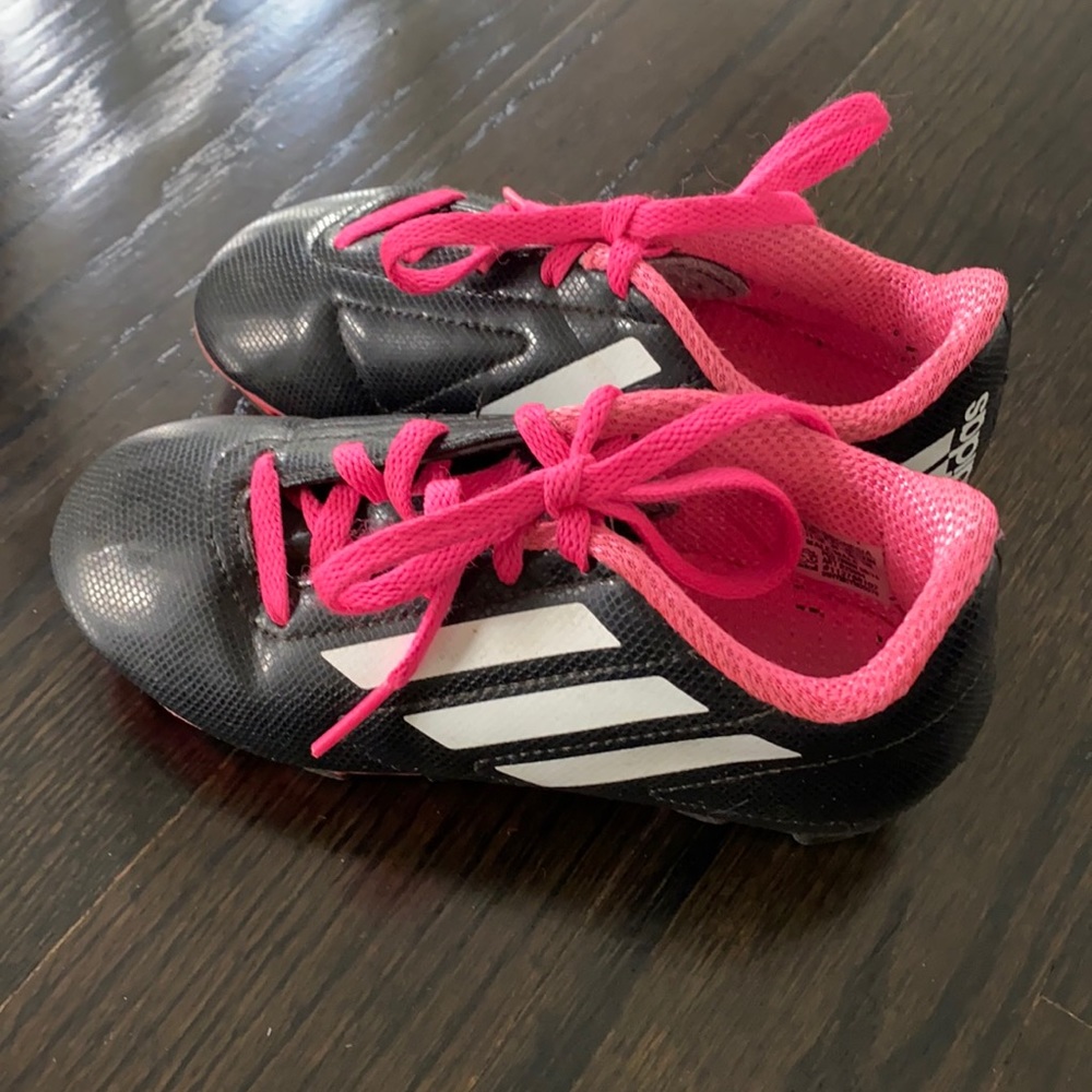 Gently worn kids soccer cleats size 12